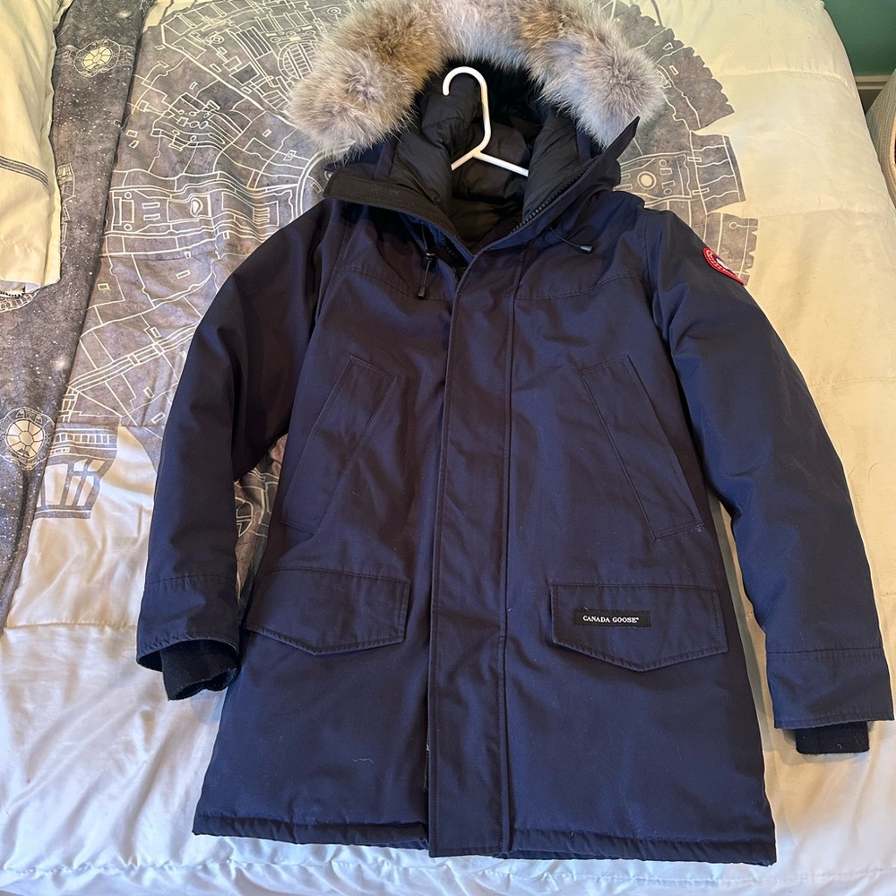 Canada Goose Men’s Small Fusion Parka Blue